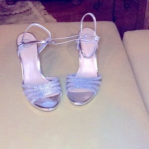 Ladies I. Miller Buckle Open Toe Heel Pumps